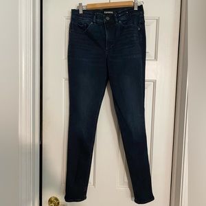 Express high rise skinny jeans